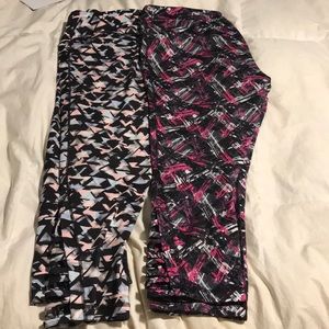 Exertek Exercise Workout Capri leggings 1X lot